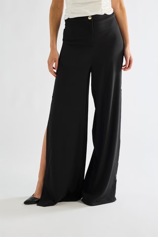 Pantalon taille haute - Noir