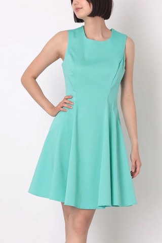 Robe trapèze - Vert d’eau