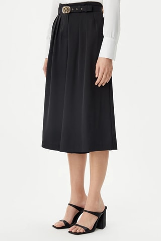 Pantacourt taille haute - Noir