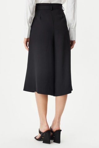 Pantacourt taille haute - Noir