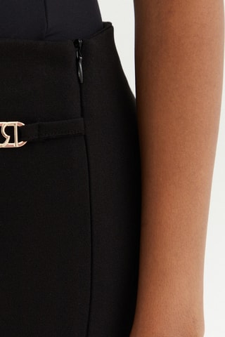 Pantalon taille haute - noir