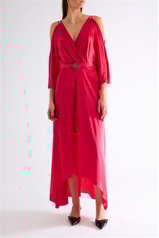 Robe midi - Fuchsia