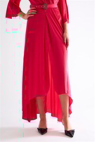 Robe midi - Fuchsia