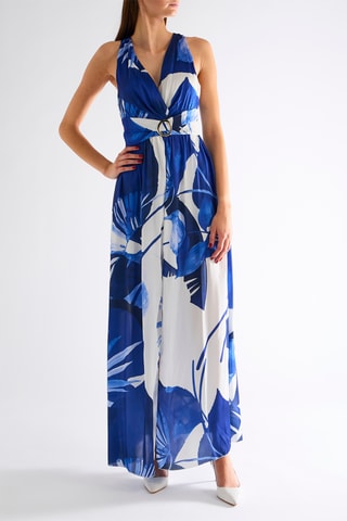 Robe longue - Bleu
