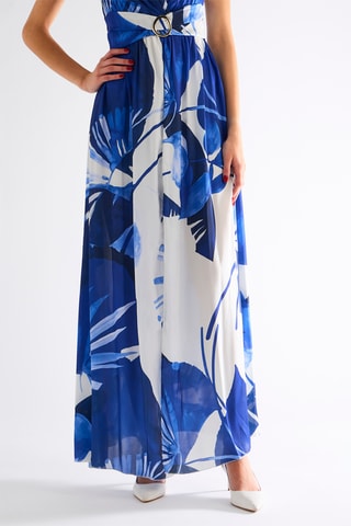 Robe longue - Bleu
