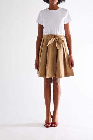 Robe trompe-oeil - Beige