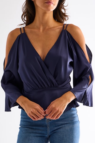 Blouse - Bleu foncé