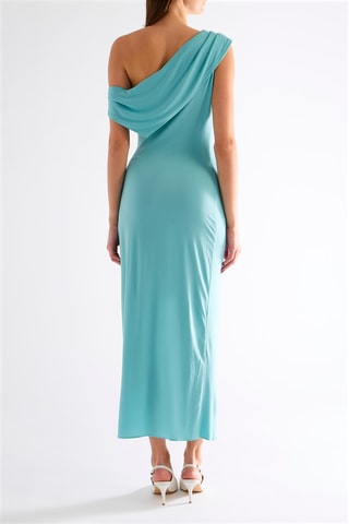 Robe drapée - Tuquoise