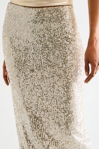 Jupe fourreau - Argenté