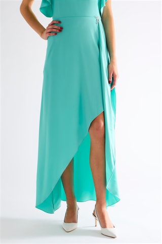 Robe longue - Vert eau