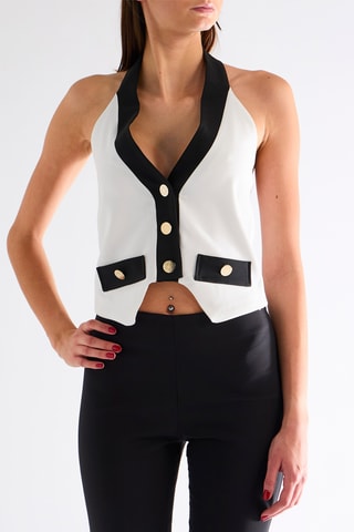 Gilet de costume - Blanc