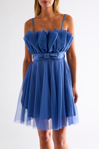 Robe patineuse - Bleu cobalt