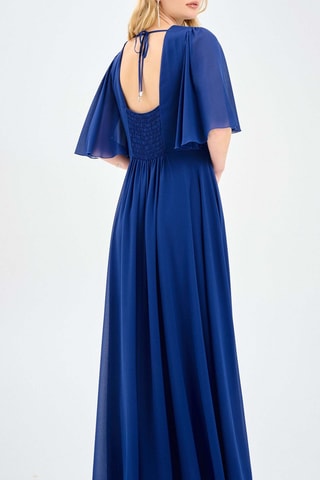 Robe longue - Bleu marine