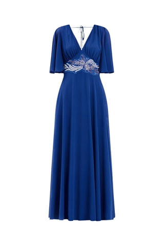 Robe longue - Bleu marine