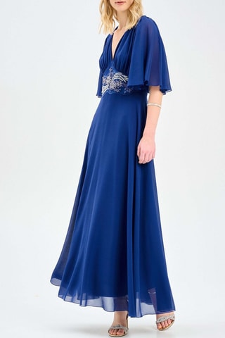 Robe longue - Bleu marine
