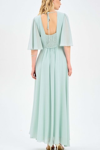 Robe longue - Vert d'eau