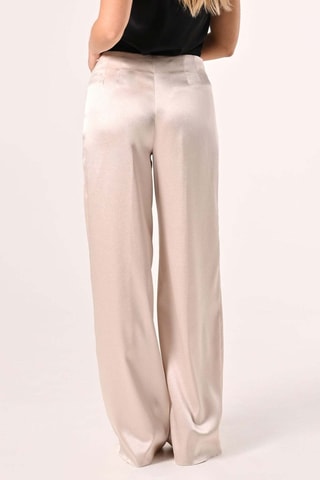 Pantalon taille haute - Beige