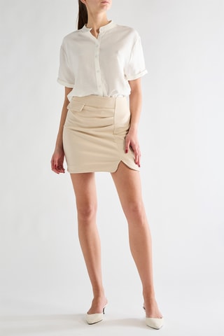 Minijupe - Ecru