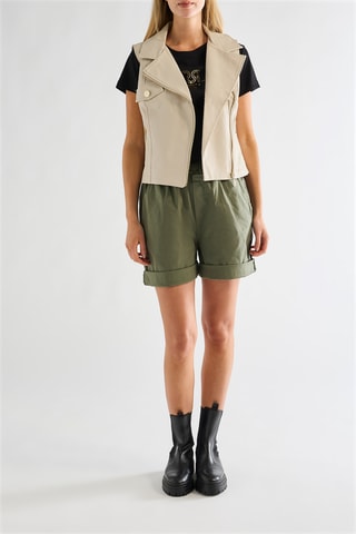 Veste sans manches - Ecru