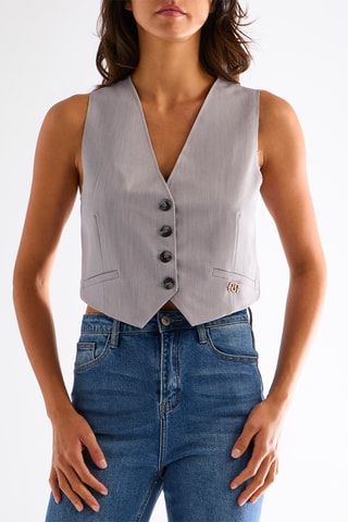 Gilet de costume - Gris clair