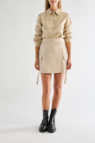 Chemisier en lin - Beige