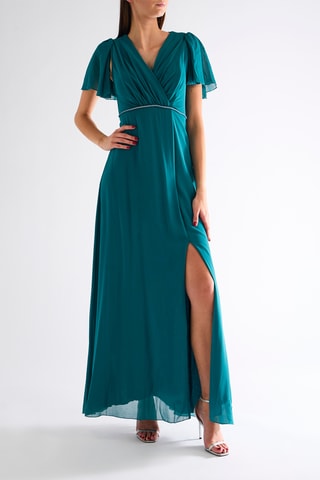 Robe longue - Vert foncé