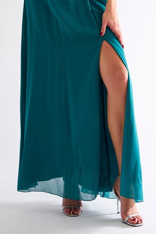 Robe longue - Vert foncé