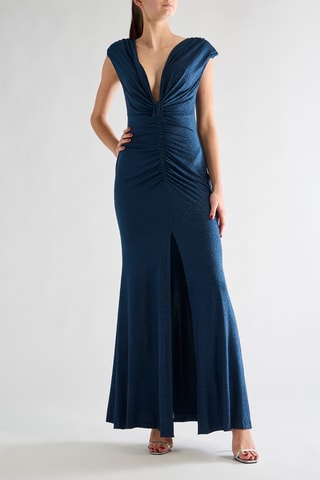 Robe longue - Bleu marine