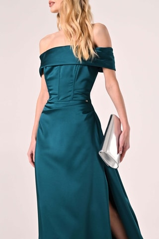 Robe bustier - Vert
