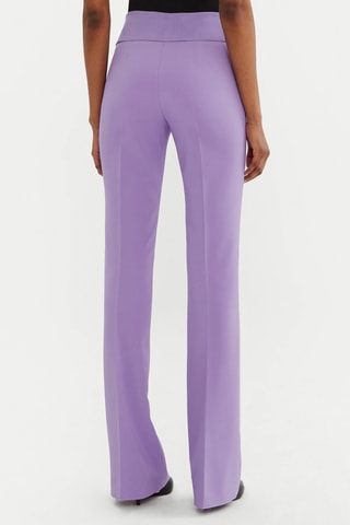 Pantalon taille haute - Mauve