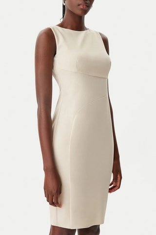 Robe fourreau - Beige
