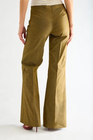 Jean taille haute - Kaki