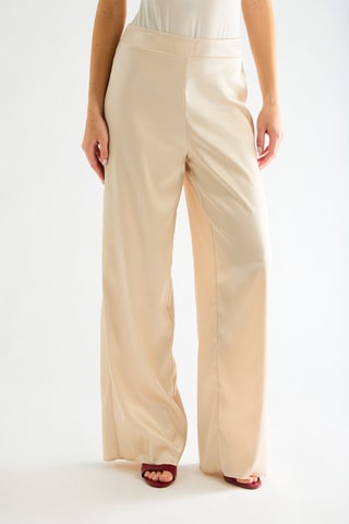 Pantalon taille haute - Beige