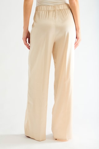 Pantalon taille haute - Beige