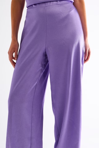 Pantalon taille haute - Violet
