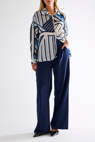 Chemisier - Bleu marine