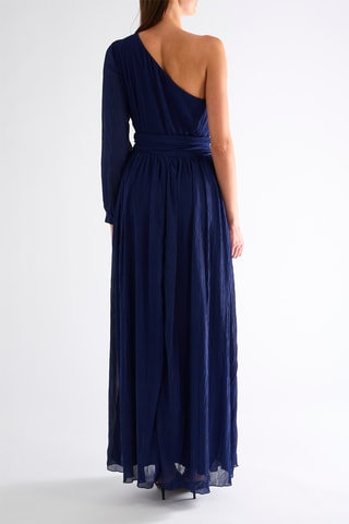 Robe asymétrique - Bleu marine