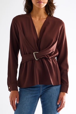 Blouse - Marron