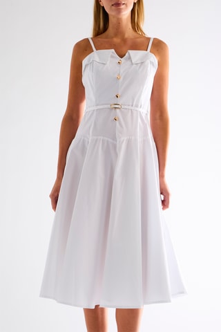 Robe droite - Blanc