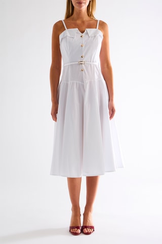 Robe droite - Blanc