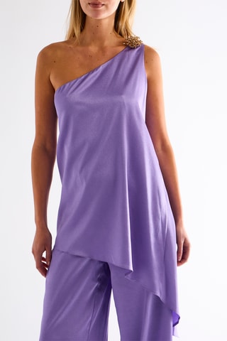 Top asymétrique - Violet