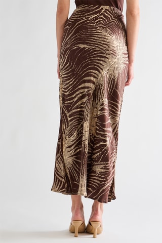 Jupe droite - Marron