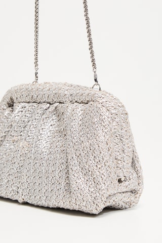 Sac bandoulière - Argenté