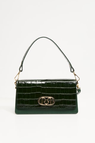 Sac à main en cuir - Vert foncé