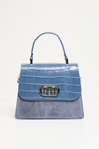 Sac à main en cuir - Bleu