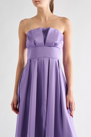 Robe bustier - Mauve