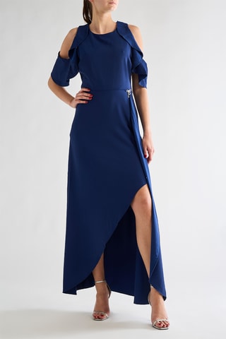 Robe longue - Bleu marine