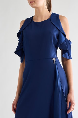 Robe longue - Bleu marine