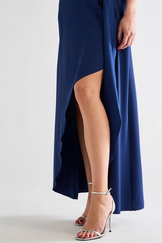 Robe longue - Bleu marine