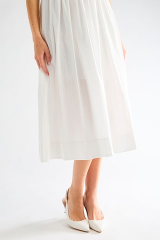 Robe midi - Blanc